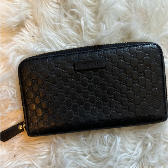 Gucci Guccissima Black Wallet - Picture 1 of 9